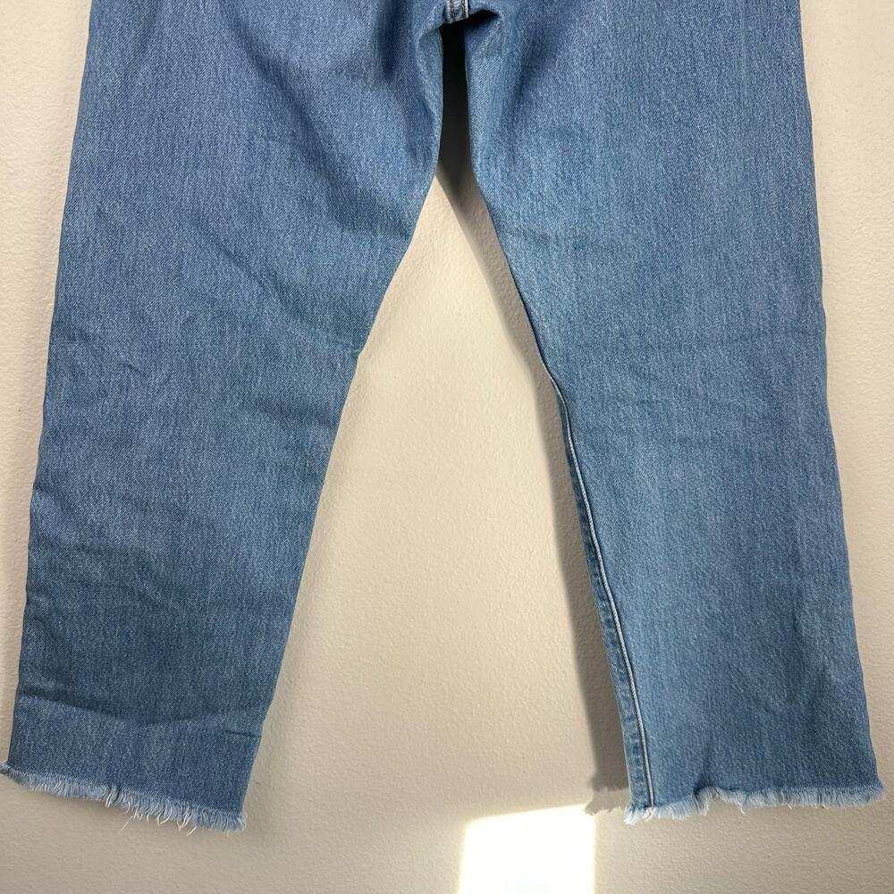 Levi's Premium Wedgie Fit Straight Jeans 27 Distressed - Picture 7 of 15